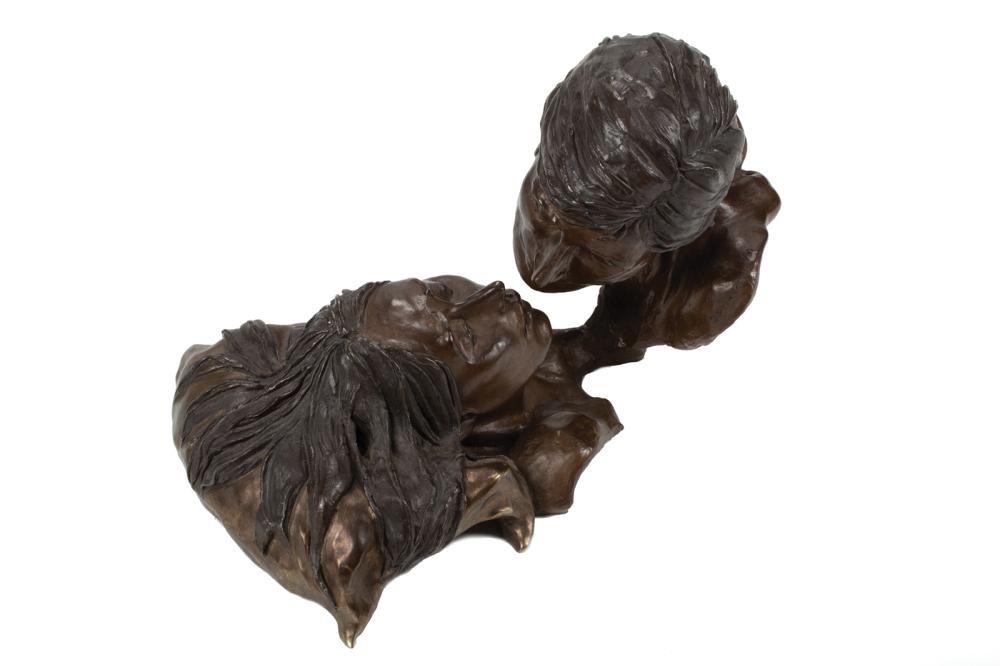 PATINATED BRONZE GROUPING OF