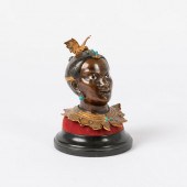 PATINATED BRONZE HINGED CIGAR