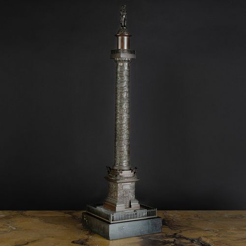 PATINATED BRONZE MODEL OF THE