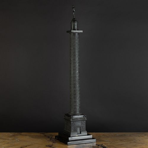 PATINATED BRONZE MODEL OF THE