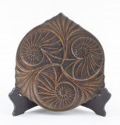 PATINATED BRONZE NAUTILUS MOTI