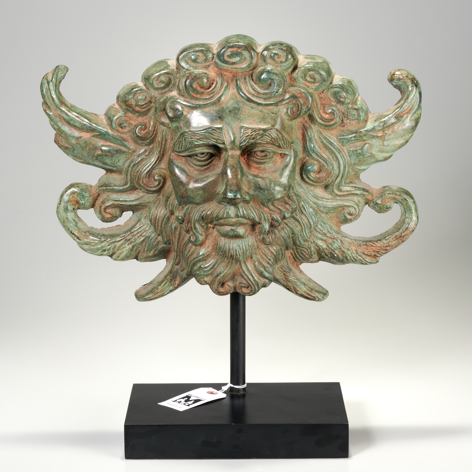 PATINATED BRONZE NORTHWIND PLAQUE