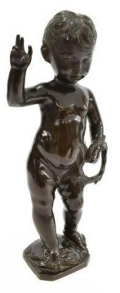 PATINATED BRONZE SAN LORENZO C