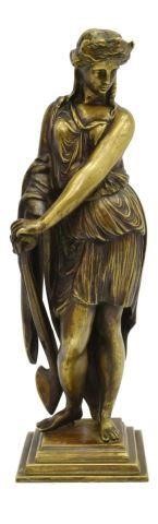 PATINATED BRONZE SCULPTURE