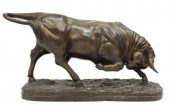PATINATED BRONZE SCULPTURE OF