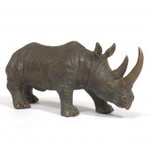 PATINATED BRONZE SCULPTURE OF