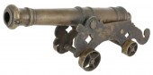 PATINATED BRONZE SIGNAL CANNON