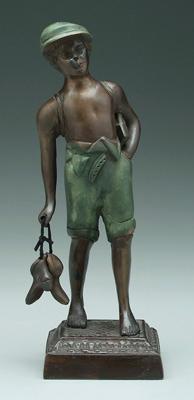 Patinated bronze signed "Gordillo",