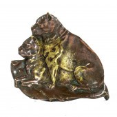 PATINATED BRONZE VIDE POCHE Pa