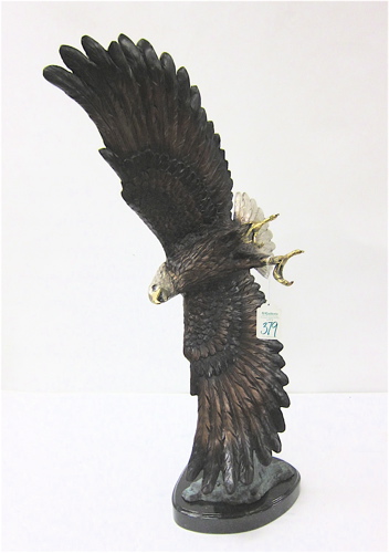 PATINATED BRONZE WILDLIFE SCULPTURE