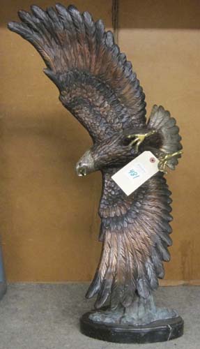 PATINATED BRONZE WILDLIFE SCULPTURE