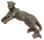 PATINATED BRONZE WILDLIFE SCUL