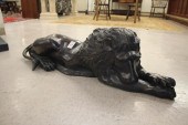 PATINATED BRONZE WILDLIFE SCUL