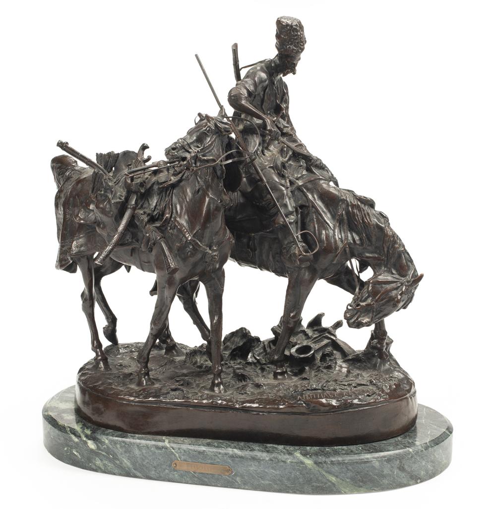 PATINATED BRONZE ZAPOROZHSKY