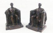PATINATED COPPER-CLAD BOOKENDS