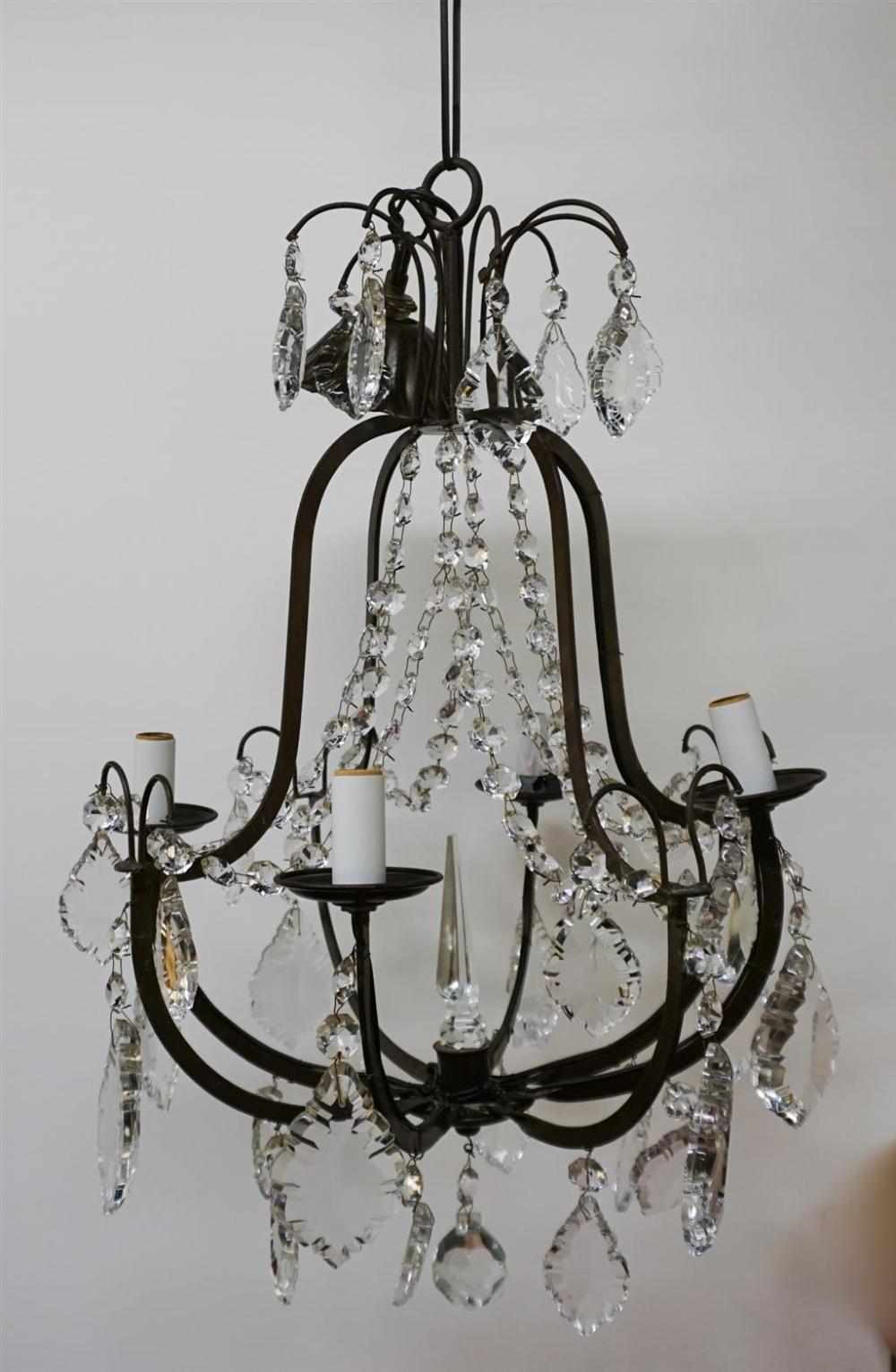 PATINATED METAL AND CRYSTAL