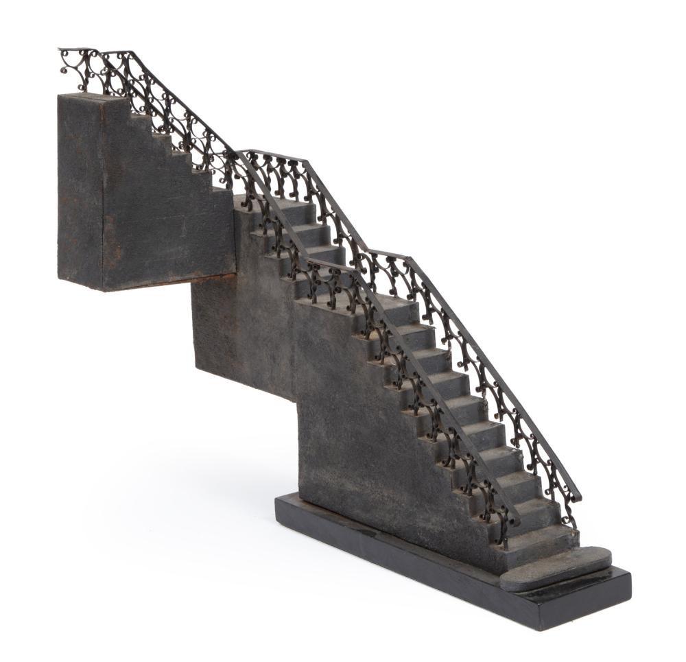PATINATED METAL ARCHITECTURAL MODEL