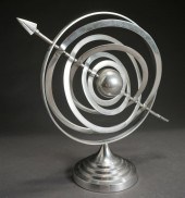 PATINATED METAL ASTRONOMICAL I