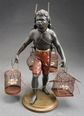 PATINATED METAL 'BLACKAMOOR' B