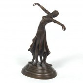 PATINATED METAL DANCER 21 ½" P
