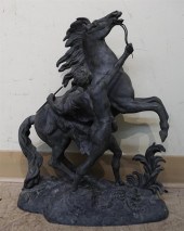 PATINATED METAL FIGURE OF MARL