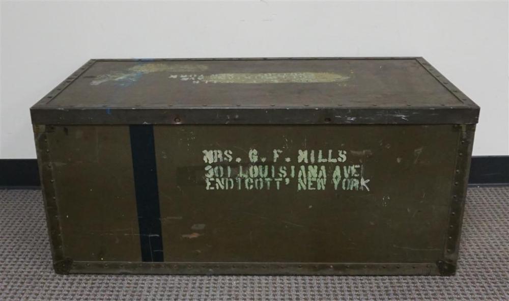 PATINATED METAL MOUNTED AND