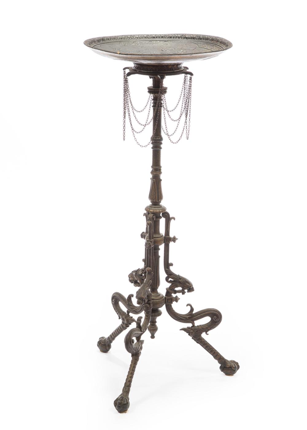 PATINATED METAL OCCASIONAL
