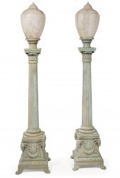 PATINATED METAL STREET LIGHTSP