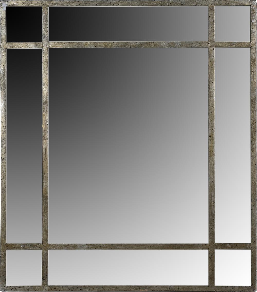 PATINATED METAL WALL