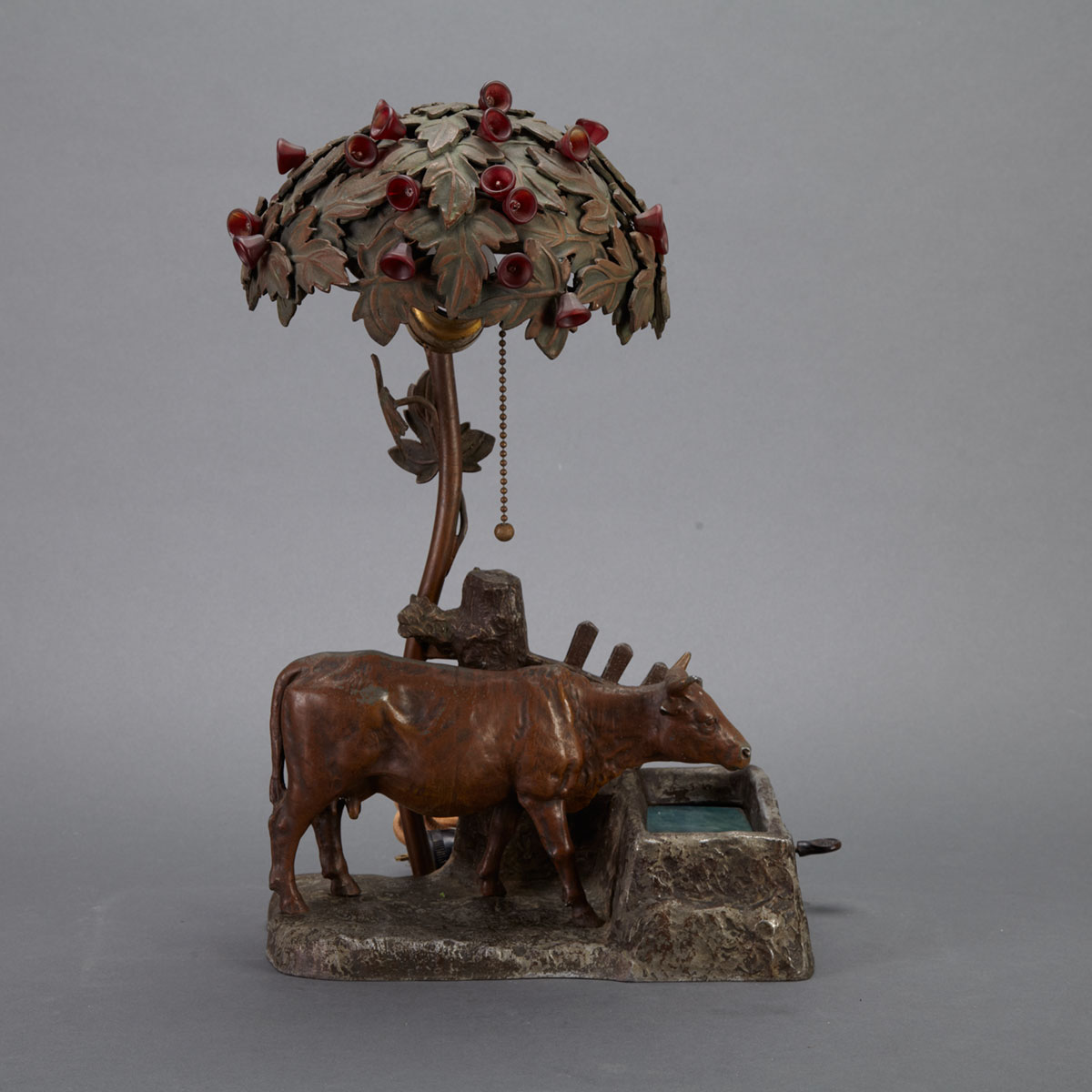 Patinated White Metal and