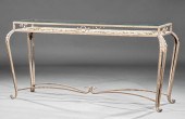 PATINATED WROUGHT IRON CONSOLE