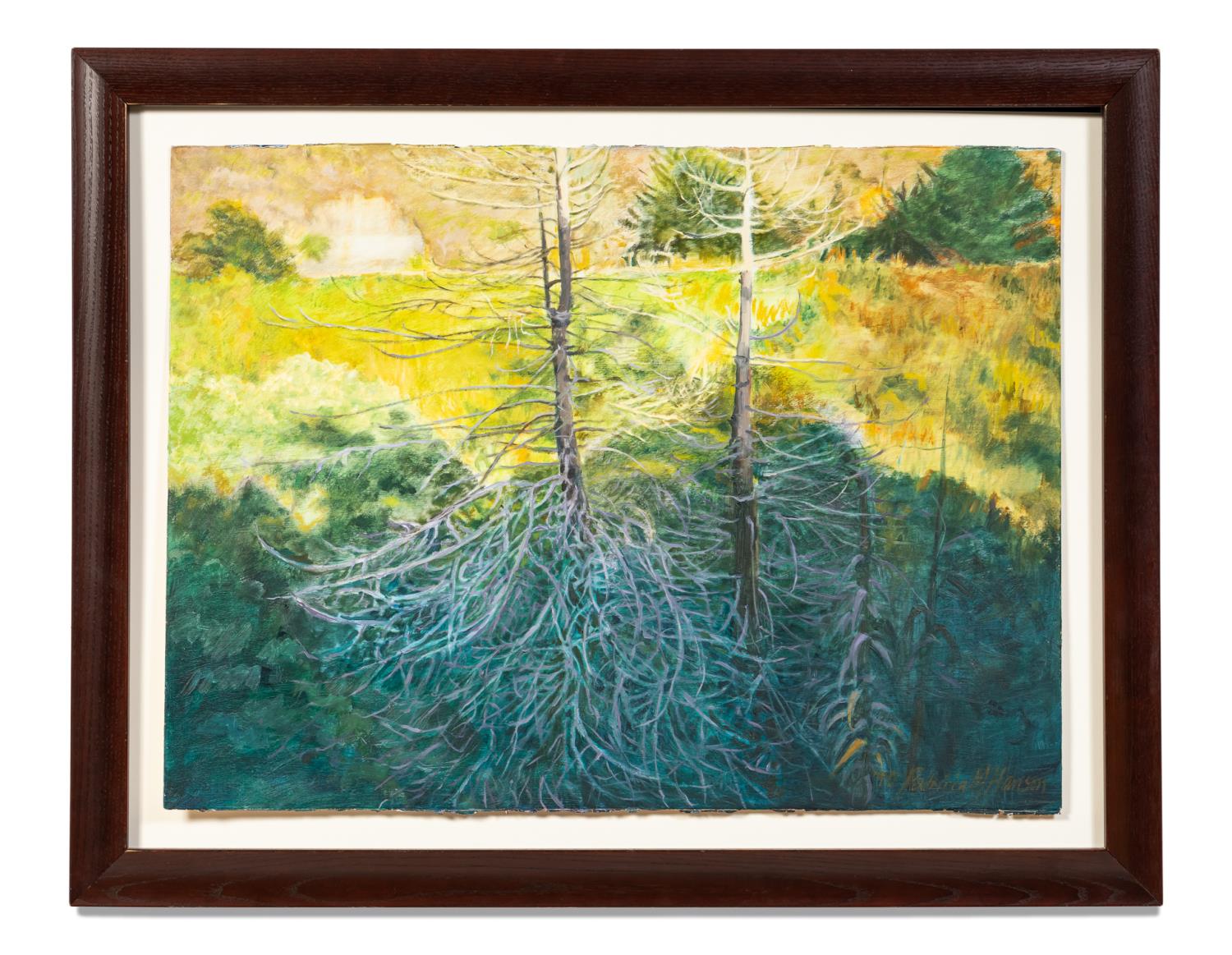 PATRICIA HANSON, TWO BARE TREES