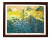 PATRICIA HANSON, TWO BARE TREE