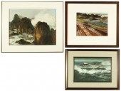 PATRICIA MILLER THREE PASTELS