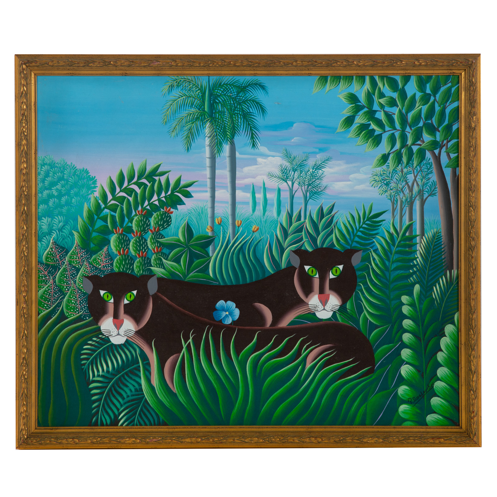 PATRICK DESLOUCHES. TWO PANTHERS,