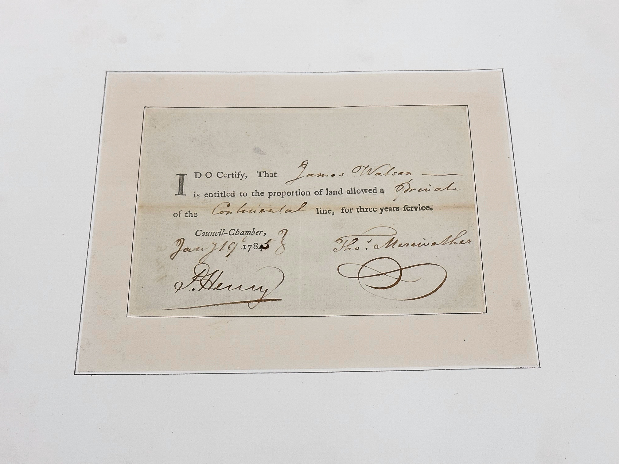 PATRICK HENRY (1736-1799) AND