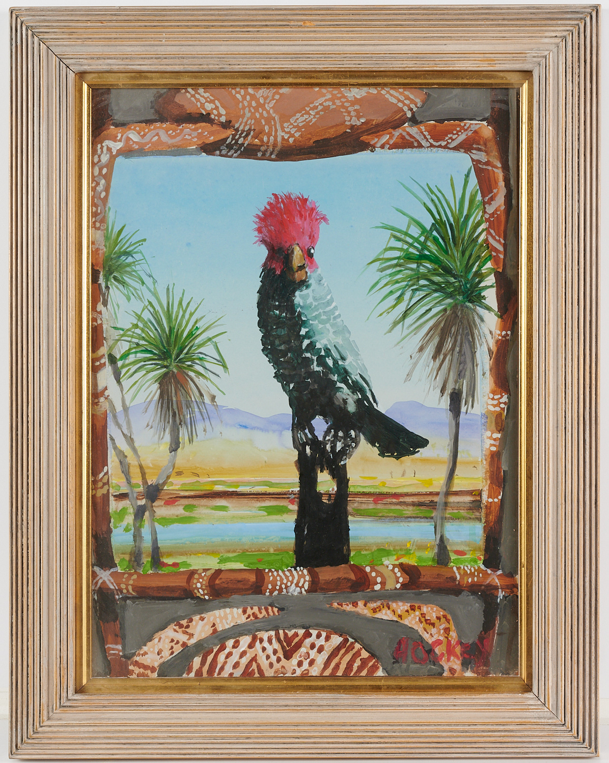 PATRICK HOCKEY, OIL ON BOARD