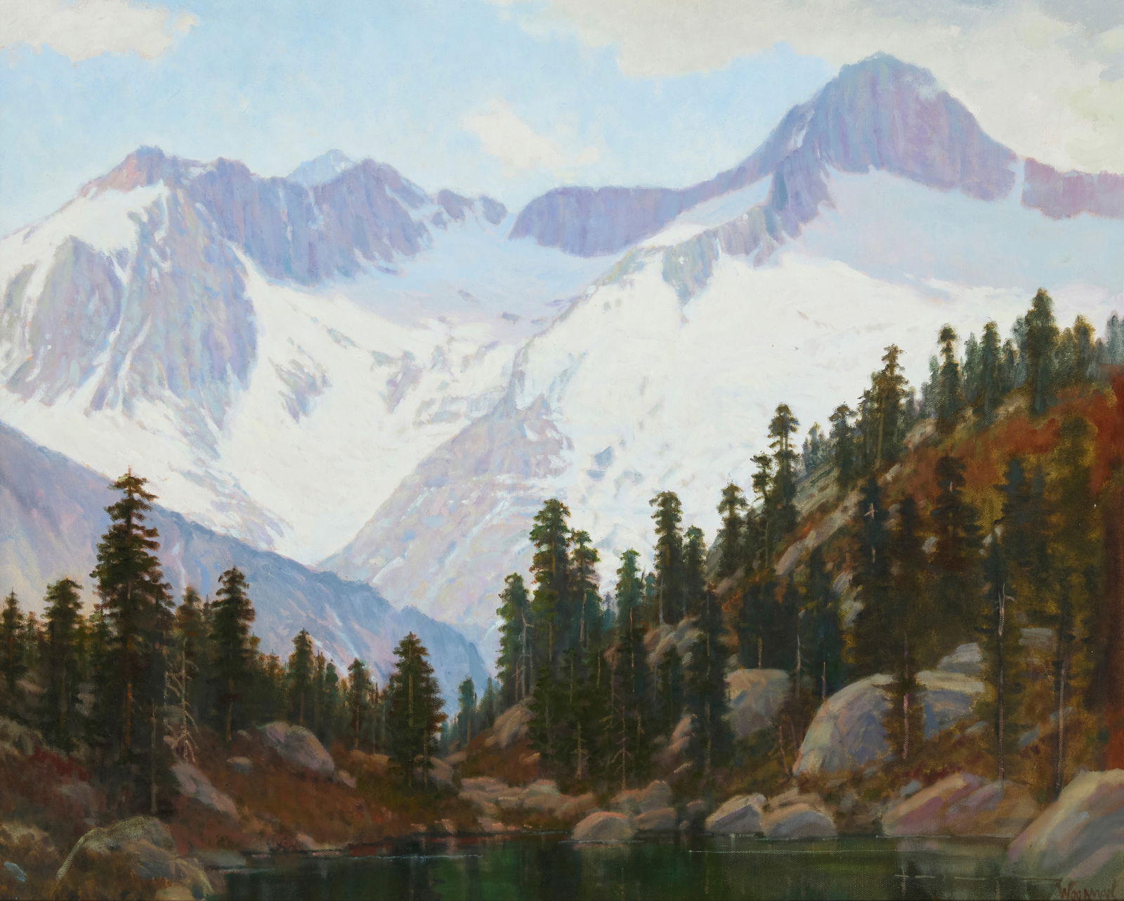 PATRICK WOODMAN (B. 1948), "KINGS