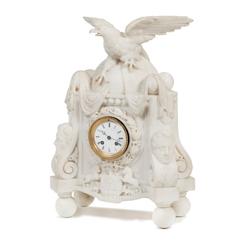PATRIOTIC MARBLE CLOCKPatriotic