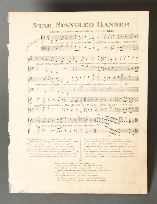 [Patriotic sheet music] F.S. Key