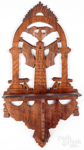 PATRIOTIC VICTORIAN WALNUT