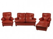 PATRONA FRAU RED LEATHER LIVIN
