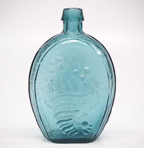 PATTERN-MOLDED CORNUCOPIA FLASKA