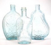 PATTERN-MOLDED FLASKS, THREETh