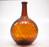 PATTERN-MOLDED GLOBULAR BOTTLE