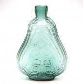 PATTERN-MOLDED SCROLL FLASKA m