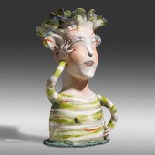 Patti Warashina. Flower Vase A