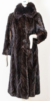 PAUL ANTON FURS MINK HERRINGBO