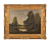 PAUL ASTIER, RIVER LANDSCAPE W