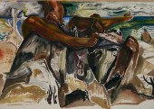 PAUL B. TRAVIS WATERCOLORPaul